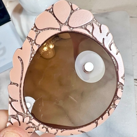 Dolce and Gabbana Pink/Brown Gradient DG4267 Brocade Cat Eye Sunglasses - Picture 4 of 9